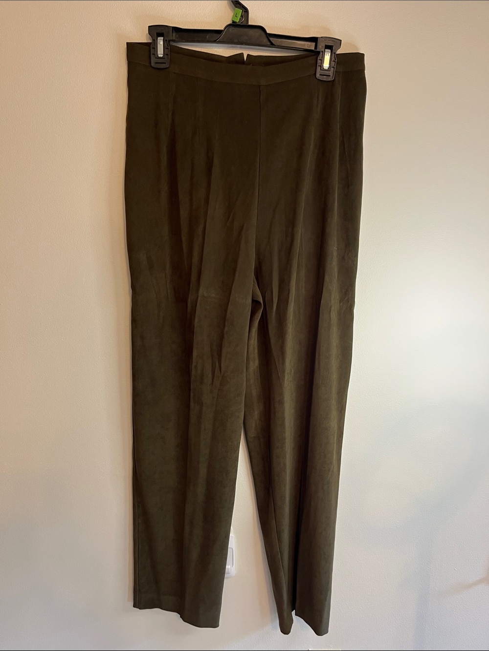 Sheri Martin Olive Brown Straight Leg Pants Size 8